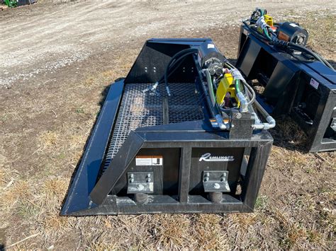 skid steer screen bucket